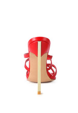 Load image into Gallery viewer, NIGHTCLUB HIGH HEELED NEON ANIMAL SANDALS