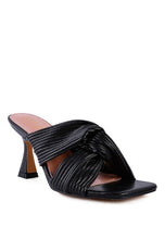 Load image into Gallery viewer, BATTLE EX KNOT STRAP SLIDE SANDALS