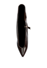 Load image into Gallery viewer, Indulgent High Heeled Croc Calf Boots