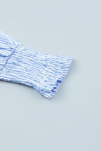 Load image into Gallery viewer, Stripe Smocked shirred oversized shirt blouse