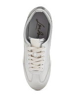 Load image into Gallery viewer, Montek Metallic Lace-Up Sneakers