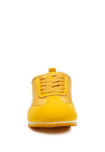 Load image into Gallery viewer, Montek Faux Leather Lace-Up Sneakers