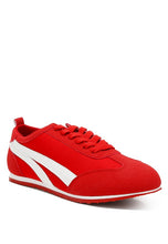 Load image into Gallery viewer, Montek Faux Leather Lace-Up Sneakers