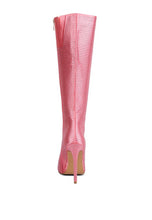 Load image into Gallery viewer, PIPETTE Diamante Set High Heeled Calf Boot
