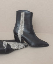 Load image into Gallery viewer, Oasis Society Rowan - Rhinestone Fringe Boot
