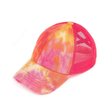 Load image into Gallery viewer, CC Kids Tie-Dye Criss-Cross Pony Cap
