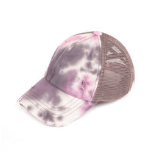 Load image into Gallery viewer, CC Kids Tie-Dye Criss-Cross Pony Cap
