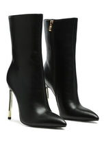 Load image into Gallery viewer, KLAYTON OVER THE ANKLE STILETTO BOOT
