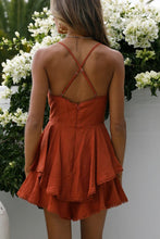 Load image into Gallery viewer, Sleeveless Surplice Romper
