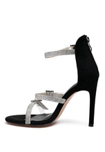 Load image into Gallery viewer, INES BLING STRAP HIGH HEEL SANDALS
