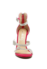 Load image into Gallery viewer, INES BLING STRAP HIGH HEEL SANDALS
