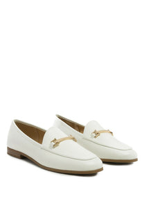 Zaara Solid Faux Suede Loafers