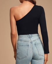 Load image into Gallery viewer, ASYMMETRICAL SLEEVE KNIT TOP
