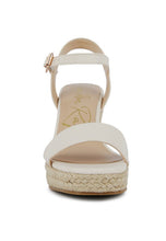 Load image into Gallery viewer, Augie Woven Wedge Sandals
