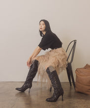 Load image into Gallery viewer, OASIS SOCIETY Jewel - Knee High Sequin Boots
