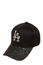 Load image into Gallery viewer, Rhinestone LA Charm Sparkle Baseball Cap
