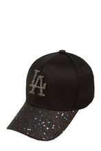 Load image into Gallery viewer, Rhinestone LA Charm Sparkle Baseball Cap
