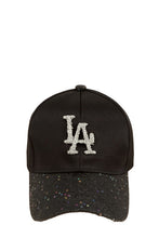 Load image into Gallery viewer, Rhinestone LA Charm Sparkle Baseball Cap
