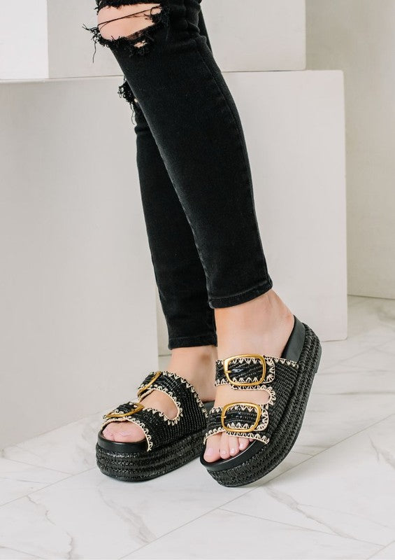 CLARA WEDGES WITH ADJUSTABLE STRAPS