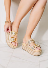 Load image into Gallery viewer, CLARA WEDGES WITH ADJUSTABLE STRAPS
