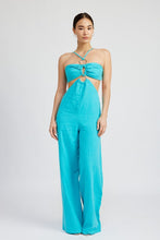 Load image into Gallery viewer, DOUBLE O RING CUT OUT JUMPSUIT
