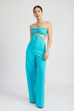 Load image into Gallery viewer, DOUBLE O RING CUT OUT JUMPSUIT
