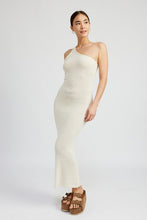 Load image into Gallery viewer, ONE SHOULDER MAXI DRESS
