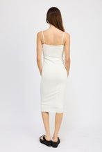 Load image into Gallery viewer, POINTELLE RIB SLEEVELESS DRESS
