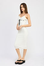 Load image into Gallery viewer, POINTELLE RIB SLEEVELESS DRESS
