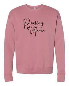 Praying Mama Premium Crewneck Sweatshirt