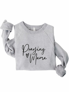 Praying Mama Premium Crewneck Sweatshirt