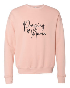 Praying Mama Premium Crewneck Sweatshirt