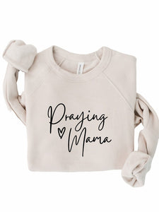 Praying Mama Premium Crewneck Sweatshirt