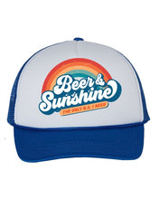 Load image into Gallery viewer, Beer and Sunshine the only bs Foam Trucker Hat
