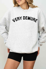 Load image into Gallery viewer, VERY DEMURE OVERSIZED SWEATSHIRT
