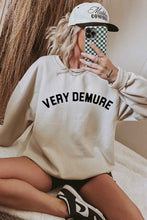 Load image into Gallery viewer, VERY DEMURE OVERSIZED SWEATSHIRT
