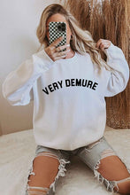 Load image into Gallery viewer, VERY DEMURE OVERSIZED SWEATSHIRT
