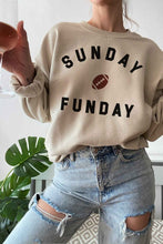 Load image into Gallery viewer, SUNDAY FUN DAY FOOTBALL GRAPHIC SWEATSHIRT
