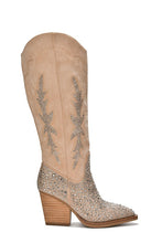 Load image into Gallery viewer, D-ANNISTONE-RHINESTONE, WESTERN BOOT
