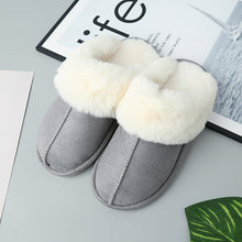 Load image into Gallery viewer, Faux Suede Center Seam Slippers
