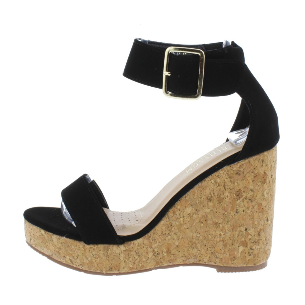 Lilian Black Wedge