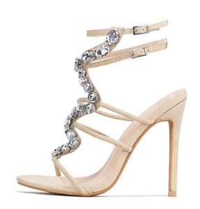 Snake Road Nude Heel