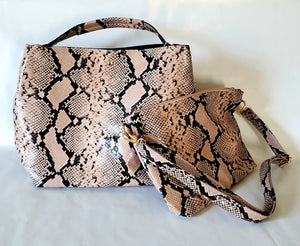 Faux Snake Handbag