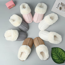 Load image into Gallery viewer, Faux Suede Center Seam Slippers
