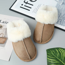 Load image into Gallery viewer, Faux Suede Center Seam Slippers
